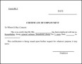 Certificate of Employment