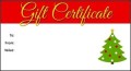 Christmas Gift Certificate Template Free