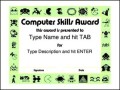Computer Skills Professional Certificate Template Free