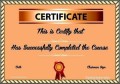 Course Completion Certificate