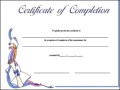 Course Completion Certificate Template Example