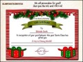 DIY Christmas Gift Certificate Instant