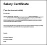 Download Salary Certificate From Company Free