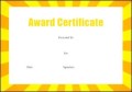 Editable Award Certificate Template