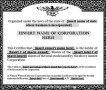 Editable Stock Certificate Template Word Format