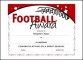 Editable Youth Certificate Football Award Template
