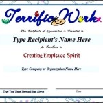 Employee Recognition Certificate Template