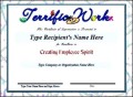 Employee Recognition Certificate Template