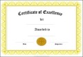 Excellence Certificate Templates