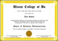 Fake Business School Certificate Template Create Online