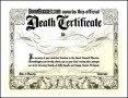 Fake Death Certificate Template Creator