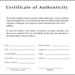 Fine Art Certificate of Authenticity