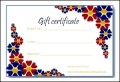 Flower Gift Certificate Template