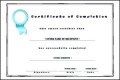 Free Completion Certificate Template