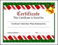 Free Download Christmas Certificate Template Word Doc
