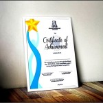 Free Download College Certificate of Achievement