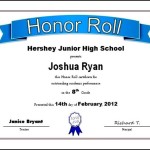 Free Download Honor Roll Certificate Template