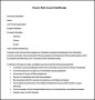 Free Honor Roll Award Certificate Template Word