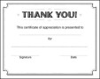 Free Printable Certificate of Appreciation