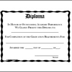Free Printable Diploma Certificate Template
