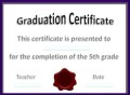 Free Printable Graduation Certificate Completion Template