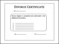 Free Sample Fake Divorce Certificate Template