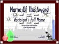 Free School Award Certificate