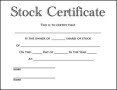 Free Stock Certificate Template Editable