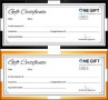 Gift Certificate Template Sample