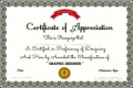 Graphic Designer Appreciation Certificate