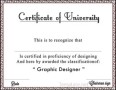 Graphic Designer Certificate