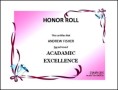 High Honor Roll Certificate Template