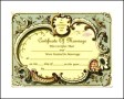 Keepsake Marriage Certificate Format