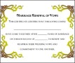 Marriage Certificate Template Example