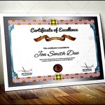 Multipurpose Training Unique Certificate Template