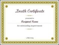 Online Fake Death Certificate Generator