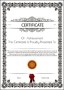 Participants Achievement Certificate