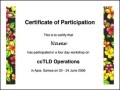 Participation Certificate Template Free Download
