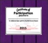 Participation Certificate Template Sample