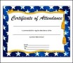 Perfect Attendance Certificate Template Sample