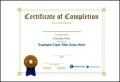 Premium Class Certification Certificate Template EPS