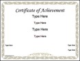 Preschool Certificate of AchievementTemplate