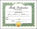 Printable Baby Dedication Certificate