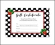 Printable Christmas Gift Certificate Template