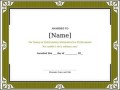 Professional Certificate Template