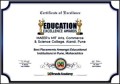 Sample Certificate of Excellence
