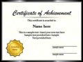 Sample Graduation Certificate Template Powerpoint