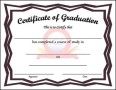 Sample Kids Graduation Certificate Template