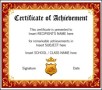 Sample School Certificate Template