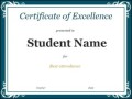 Sample Student Certificate Google Doc Template